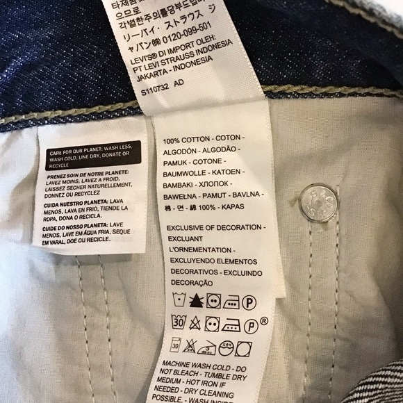 Levi’s W28 (US 6/7) Low Pro Straight Women’s Jeans Distressed A0964-0006 - Picture 9 of 12